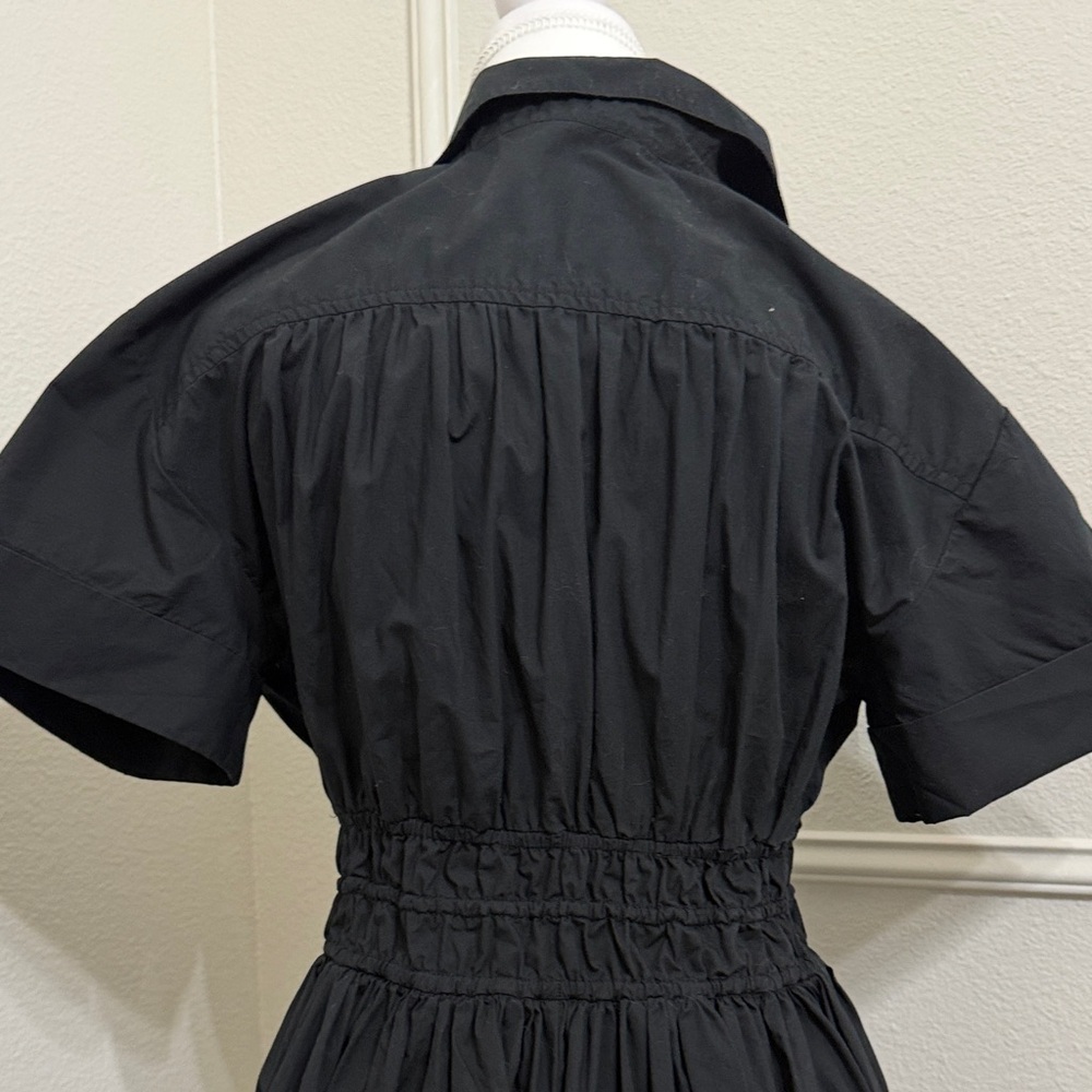 J. Crew Elena Shirt dress Shirred-Waist Midi Dress✨2 - Picture 8 of 11